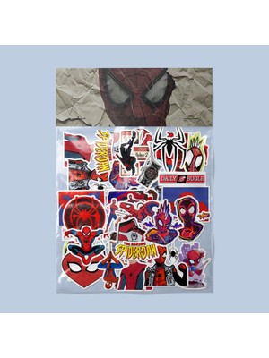 Sticker Spiderman, Örümcek Adam Sticker Paketi / Bullet Journal Defter Çıkartma Ajanda Laptop Etiket