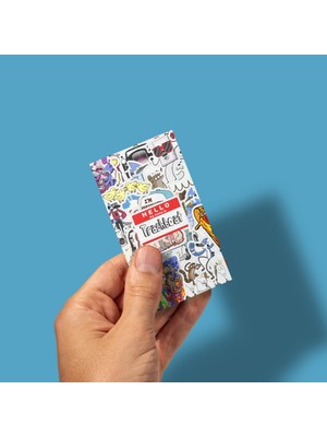 Sticker Regular Show, Sürekli Dizi Sticker Paketi/ Bullet Journal Defter Çıkartma Ajanda Laptop Etiket