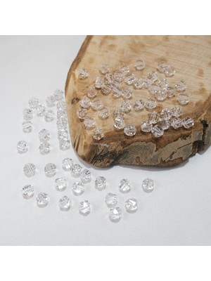 Prestij Boncuk Akrilik Boncuk Yuvarlak 10  mm Şeffaf renk Dünya model Akrilik Çanta ve Takı Boncuğu 500 Gr