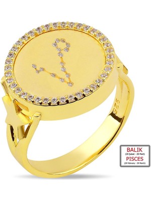 Kuyumcudükkanı Kuyumcudukkanı Zirkontaşlı"balık Burcu"yüzük