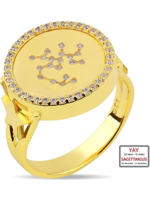 Kuyumcudükkanı Kuyumcudukkanı Zirkontaşlı"yay Burcu"yüzük