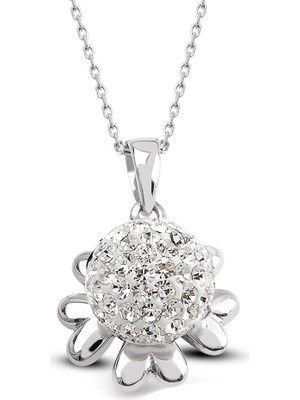 Kuyumcudükkanı Kuyumcudukkani Disco Swarovski Kristal Taşlı Kolye