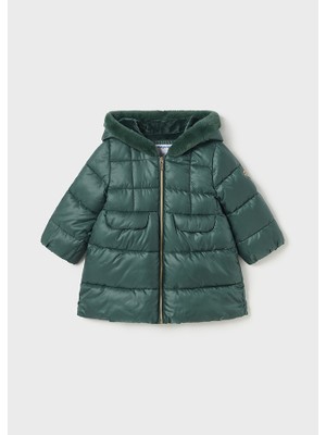 Mayoral 2483 Kız Bebe Yeşil Uzun Mont
