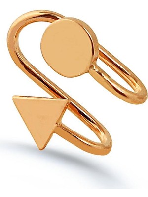 Kuyumcudükkanı Kuyumcudukkani Ay Yıldız Modelli Trend"ear Cuff"küpe