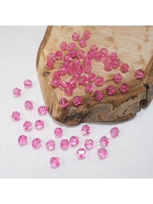 Prestij Boncuk Akrilik Boncuk Yuvarlak 10  mm Fuşya Renk Dünya Model Akrilik Çanta ve Takı Boncuğu 500 Gr