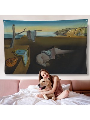 Harita Sepeti Salvador Dali - Belleğin Azmi Duvar Örtüsü - The Persistence Of MEMORY-7128