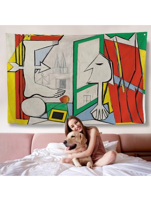 Harita Sepeti Pablo Picasso - Açık Pencere Duvar Örtüsü - La Fenetre OUVERTE-7091