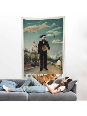 Harita Sepeti Henri Rousseau Kendi Duvar ÖRTÜSÜ-7323