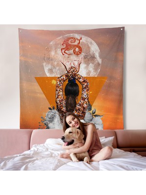 Harita Sepeti Burç ve Astroloji Duvar ÖRTÜSÜ-8327