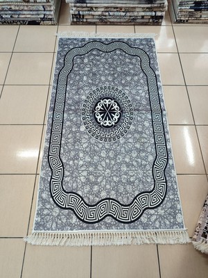 Armones Home 80 x 150 cm Makinada Yıkanabilirdijital Baskı Kaymaz Dot Taban 3,5mm Süngerli Halı