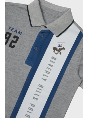 Beverly Hills Polo Club  Erkek Çocuk Gri T-Shirt 23SS2BHB516