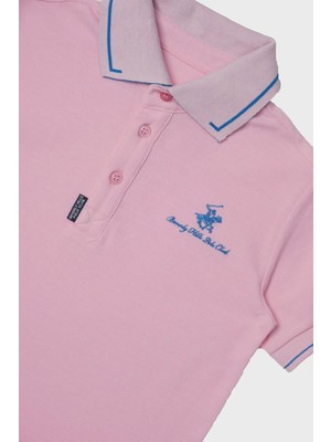 Beverly Hills Polo Club  Erkek Çocuk Pembe T-Shirt 23SS2BHB515