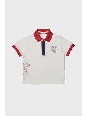 Beverly Hills Polo Club  Erkek Çocuk Beyaz T-Shirt 23SS2BHB513