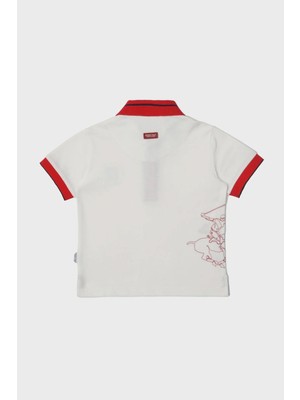 Beverly Hills Polo Club  Erkek Çocuk Beyaz T-Shirt 23SS2BHB513