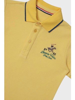 Beverly Hills Polo Club  Erkek Çocuk Sarı T-Shirt 23SS2BHB512