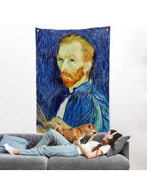 Harita Sepeti Vincent Van Gogh - Otoportre Duvar ÖRTÜSÜ-7456