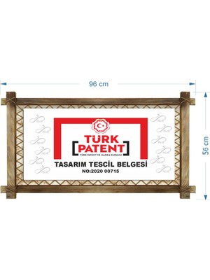 Dropcek Gece Sokak Işıklar LED Işıklı Rustik Kanvas Tablo O