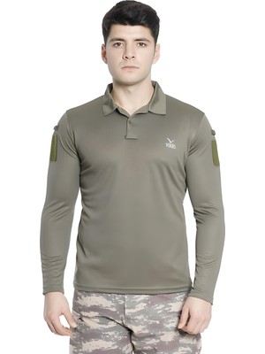 Vogel Tactical Polo Yaka Uzun Kollu Taktik/outdoor Tişört