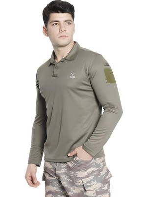 Vogel Tactical Polo Yaka Uzun Kollu Taktik/outdoor Tişört