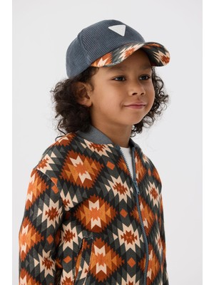 Nebbati Erkek Çocuk Gri Şapka