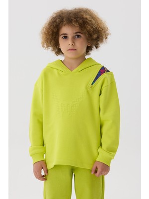 Nebbati Erkek Çocuk Yeşil Sweatshirt