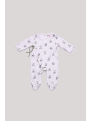 Layette Bg Store Erkek Bebek Desenli Tulum