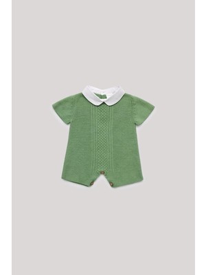 Layette Bg Store Erkek Bebek Yeşil Tulum