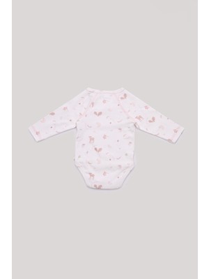 Layette Kız Bebek Desenli Body