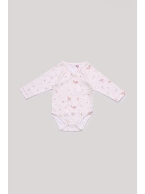 Layette Kız Bebek Desenli Body