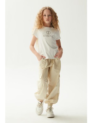 Bg Store Kız Çocuk Beyaz T-Shirt