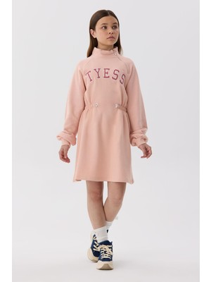 Tyess Bg Store Kız Çocuk Pembe Elbise
