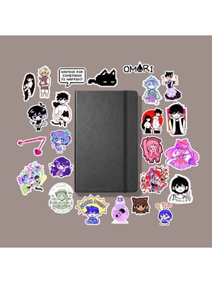 Sticker Omori Sticker Paketi / Bullet Journal Defter Çıkartma Ajanda Laptop Etiket