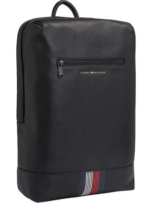 Tommy Hilfiger Siyah Erkek Sırt Çantası Th Transıt Backpack