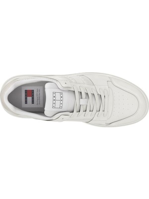 Tommy Hilfiger Beyaz - Gri Kadın Sneaker EN0EN02662ACG