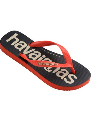 Havaianas Çok Renkli Erkek Plaj Terliği Terlik Top Logomanıa 2 Blood Orange