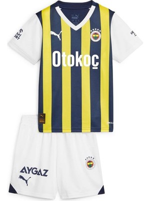 Puma Düz Beyaz - Mavi Erkek Eşofman Takımı 77537202-FSK Away Minikit W/o Socks