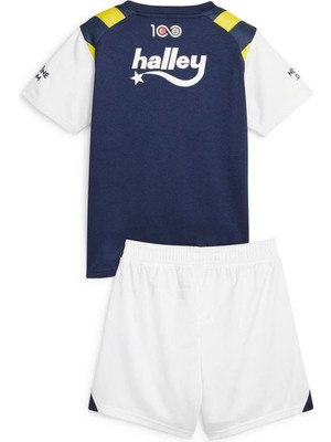 Puma Düz Beyaz - Mavi Erkek Eşofman Takımı 77537202-FSK Away Minikit W/o Socks