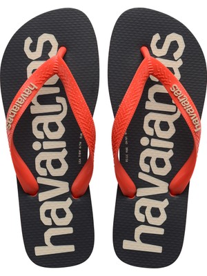 Havaianas Çok Renkli Erkek Plaj Terliği Terlik Top Logomanıa 2 Blood Orange