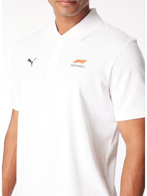 Puma Düz Beyaz Erkek Polo T-Shirt 62641702 F1 Polo