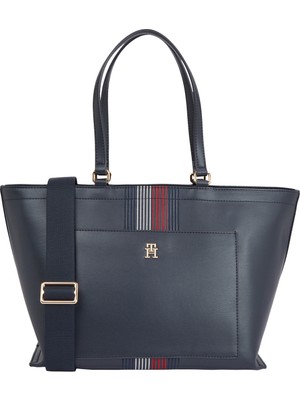 Tommy Hilfiger Lacivert Kadın Tote Çanta AW0AW16704DW6