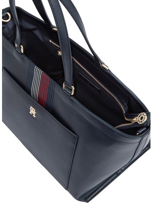 Tommy Hilfiger Lacivert Kadın Tote Çanta AW0AW16704DW6