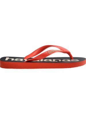 Havaianas Çok Renkli Erkek Plaj Terliği Terlik Top Logomanıa 2 Blood Orange