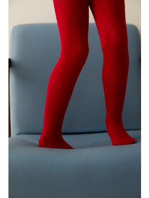 Penti Kız Çocuk Pretty Karina Kırmızı Külotlu Çorap