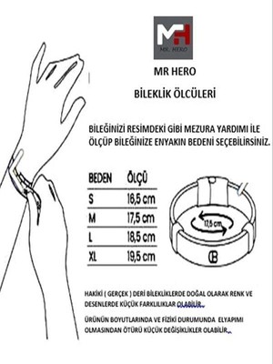 Mr. Hero Mrhero Unisex Double Çift Örgü Kuğu Modeli Hakiki Deri El Yapımı Deri Bileklik MH035 Kahverengi