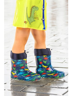 Kiko Kids Savana Su Geçirmez Erkek Çocuk Yağmur Çizmesi