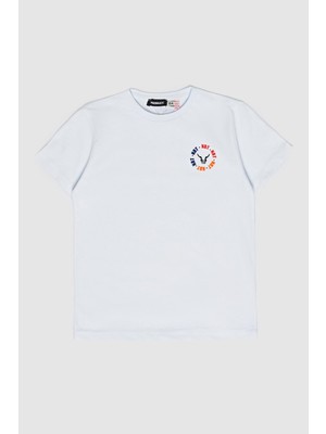 Bg Store Erkek Çocuk Beyaz T-Shirt