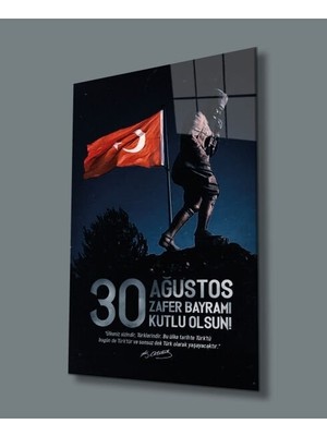 Exela Home 30 Ağustos Cam Tablo 4mm Dayanıklı Temperli Cam