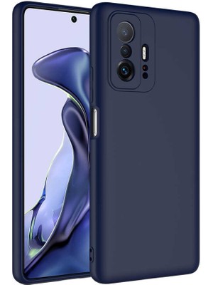 ZORE Xiaomi Mi 11T 5g Kılıf Mara Lansman Kapak-Lacivert
