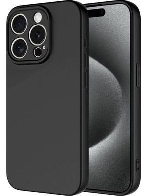ZORE Apple iPhone 15 Pro Kılıf Mara Lansman Kapak-Siyah