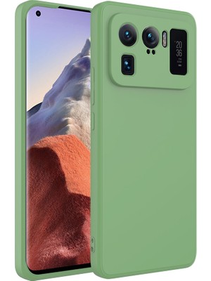Alan Tech Xiaomi Mi 11 Ultra Kılıf Zore Mara Lansman Kapak-Açık Yeşil
